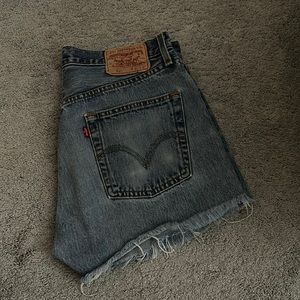 Vintage Levi’s cutoff shorts